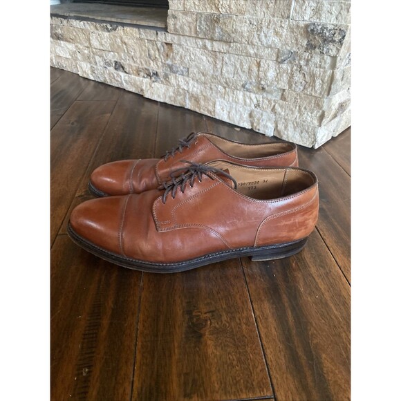 Alden Cap Toe Blucher Tan Brown Men’s 11 C/E Derby Shoes - Picture 1 of 15